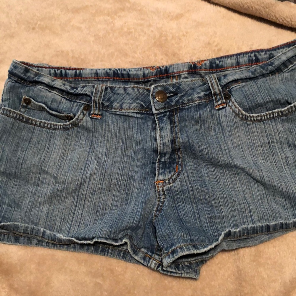 Denim shorts